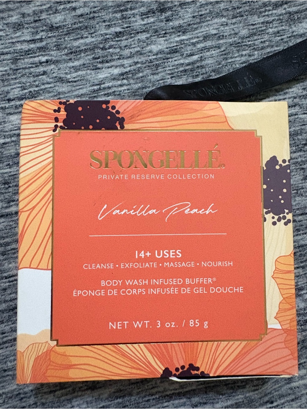 Spongellé Vanilla Peach Body Wash Infused Buffer -